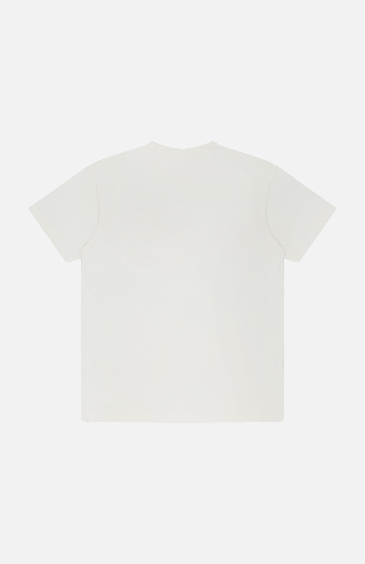 The RALPH LAUREN RRL Cotton Jersey Knit Pocket T-Shirt (2 Pack) is shown from the back in vintage white, short-sleeve cotton, made in USA, displayed against a light gray background.