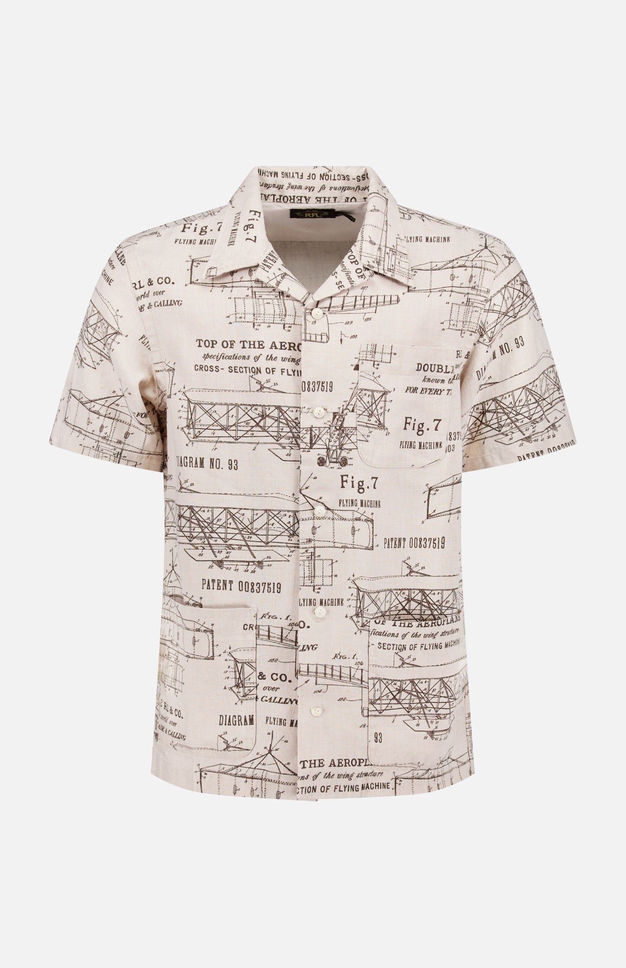 Printed 3-Pockets SS Sport Shirt (14640792338795)