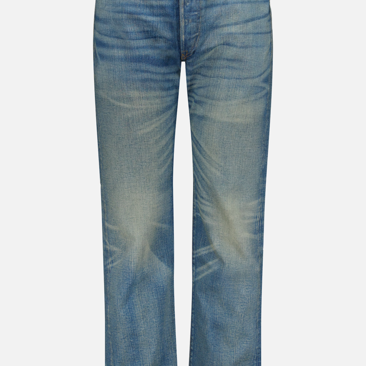 Straight Fit Cotton Selvedge Denim (14702942912875)