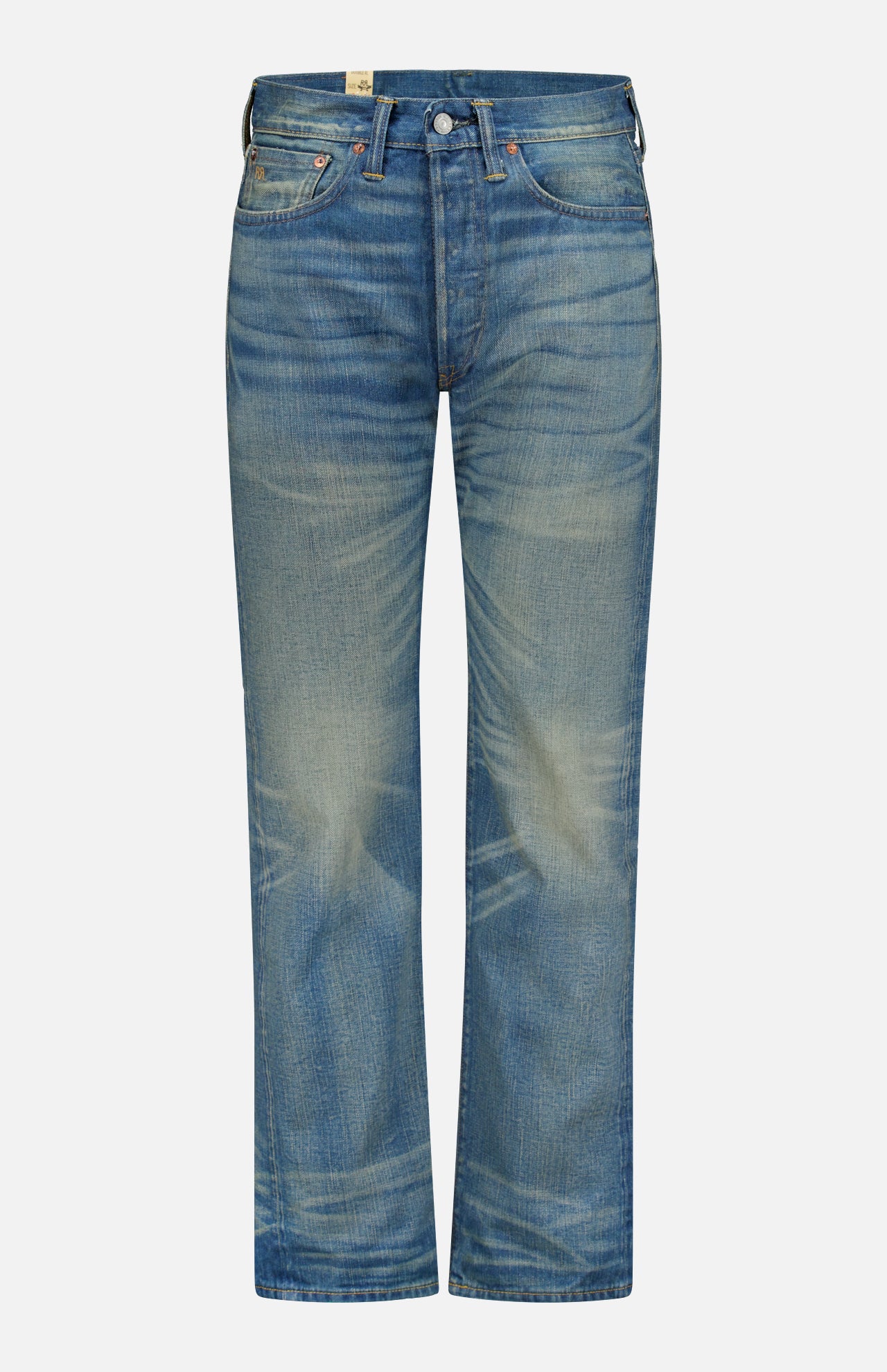 Straight Fit Cotton Selvedge Denim (14702942912875)