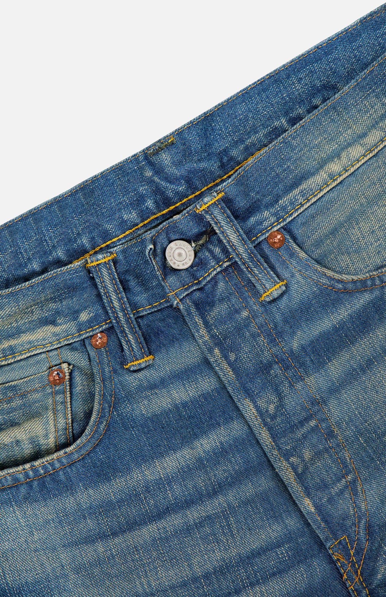 Straight Fit Cotton Selvedge Denim (14702942912875)