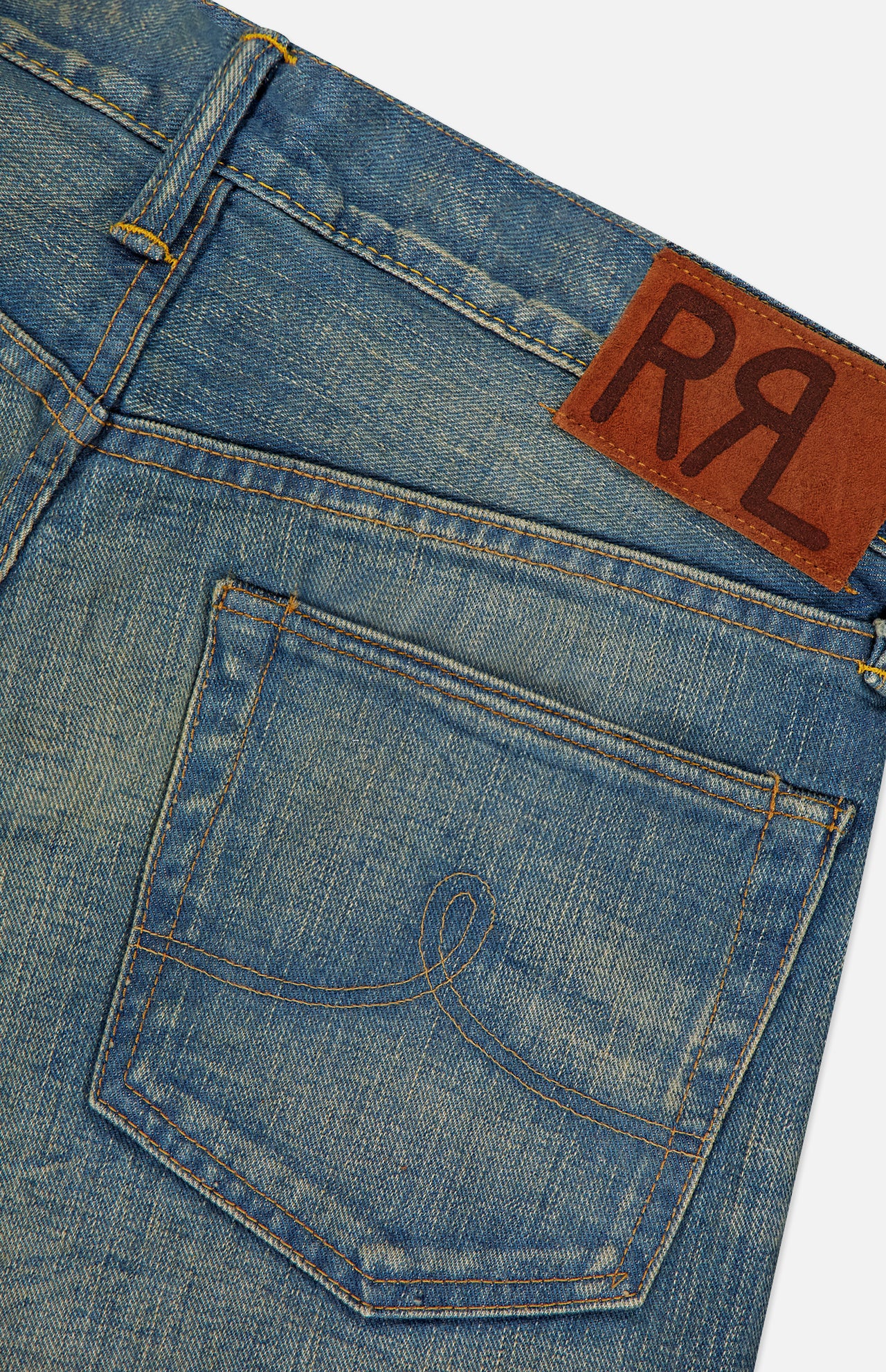 Straight Fit Cotton Selvedge Denim (14702942912875)