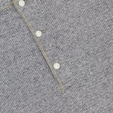 Waffle Knit Long Sleeve Henley T-Shirt (14702943109483)