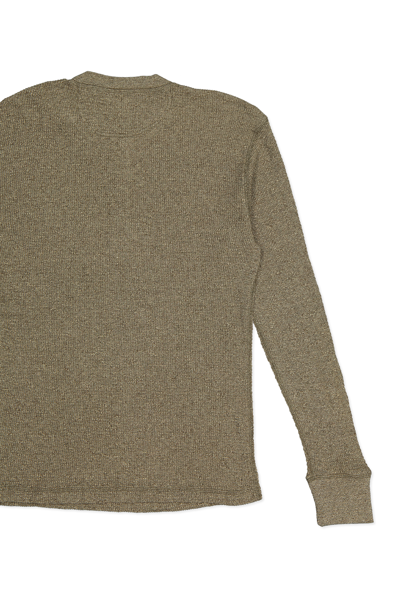 Waffle-Knit Henley Shirt (7182466383987)