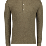 Waffle-Knit Henley Shirt (7182466383987)