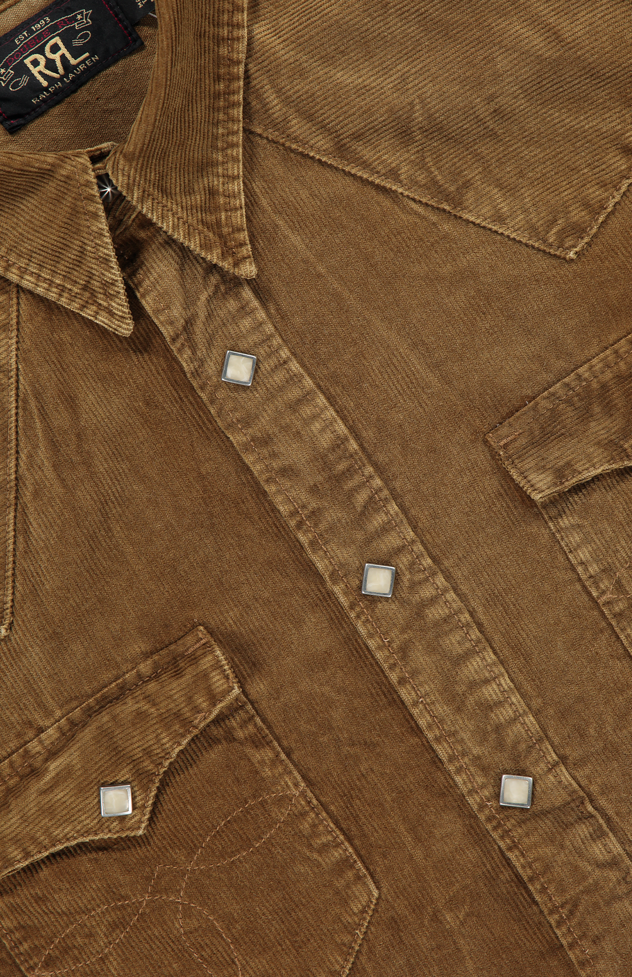 Slim Fit Corduroy Western Shirt (7182466318451)