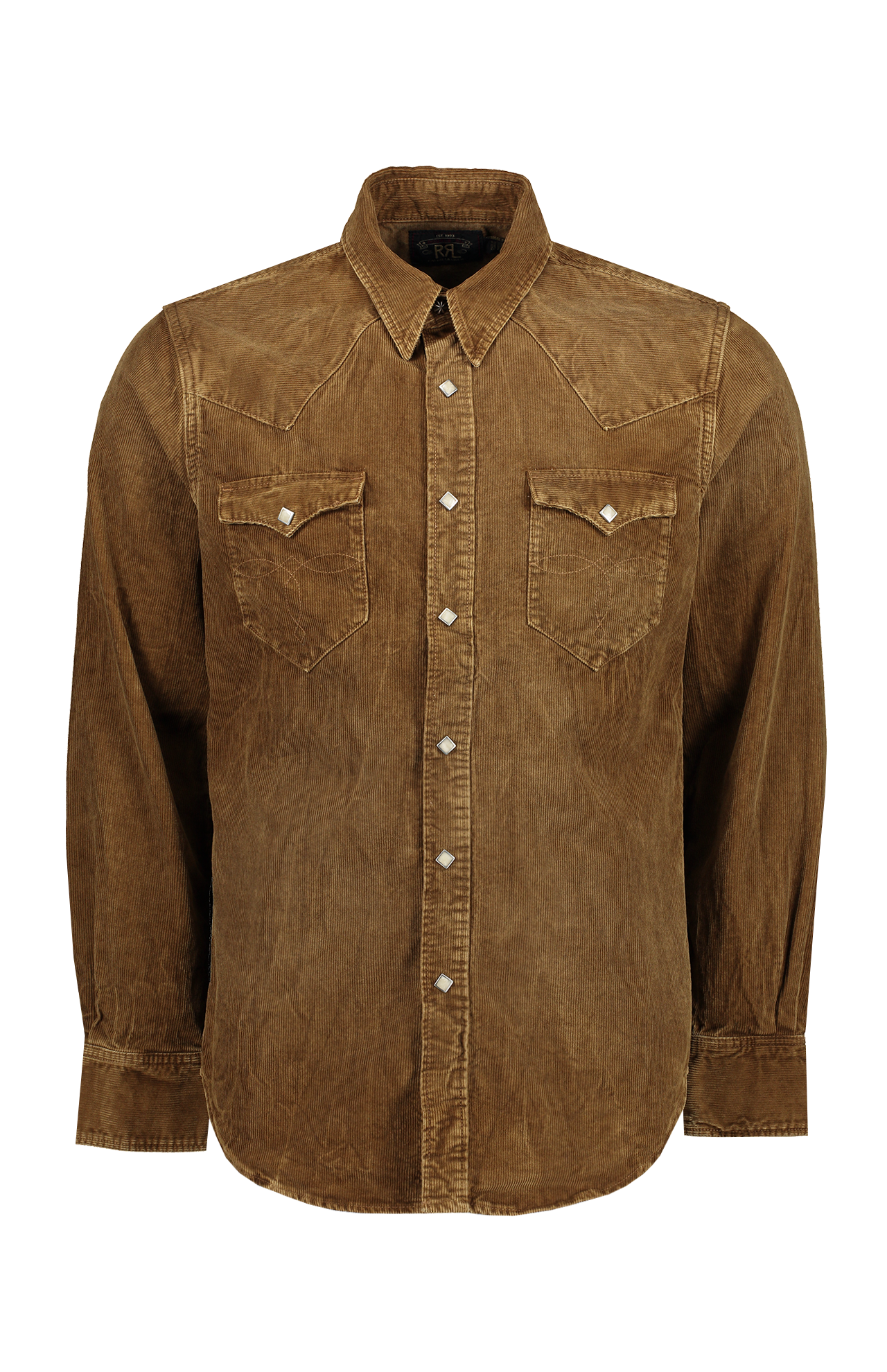 Slim Fit Corduroy Western Shirt (7182466318451)