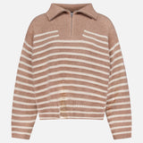 RAG & BONERaven Stripe Half Zip Up SweaterA.K. Rikk's