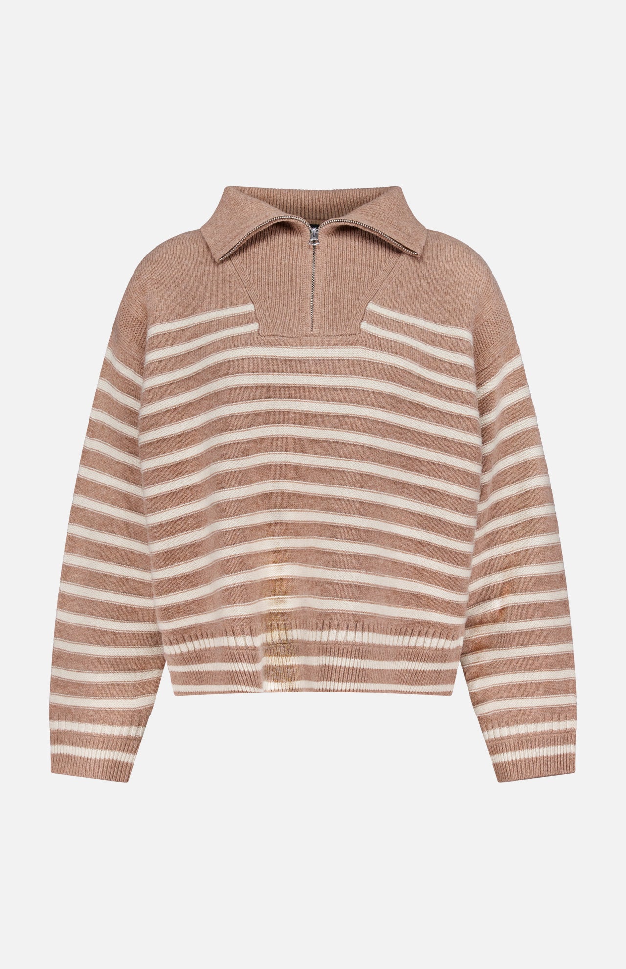 RAG & BONERaven Stripe Half Zip Up SweaterA.K. Rikk's
