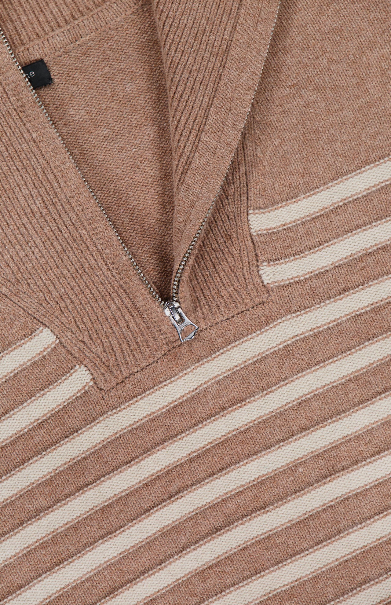RAG & BONERaven Stripe Half Zip Up SweaterA.K. Rikk's