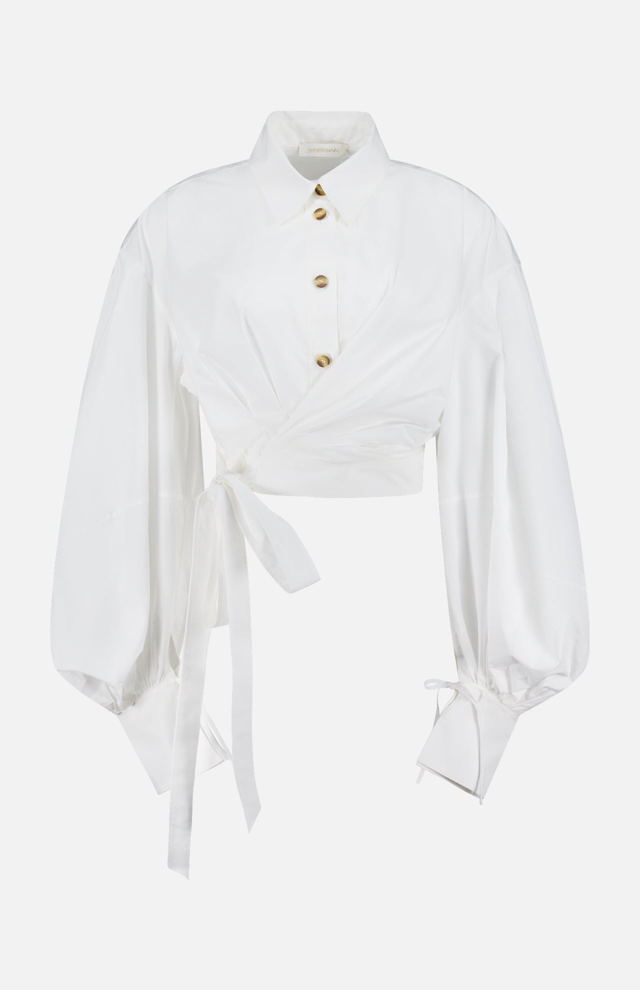 ZIMMERMANNRebellion Poplin Wrap BlouseA.K. Rikk's