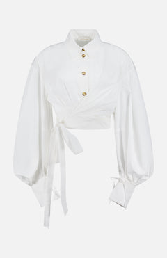 ZIMMERMANNRebellion Poplin Wrap BlouseA.K. Rikk's