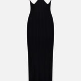 Amber Contrast Knit Maxi Dress (14681357320555)