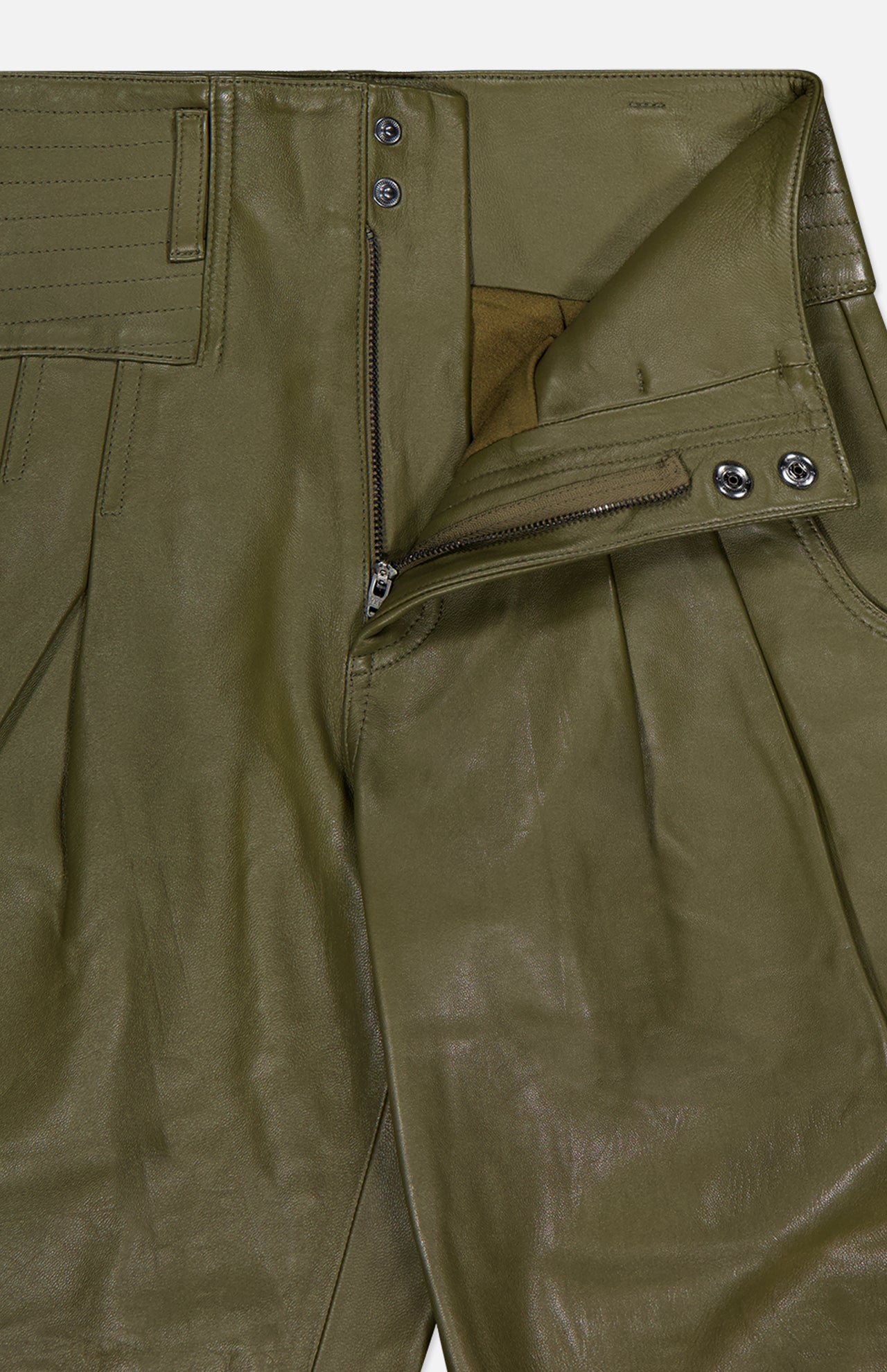 Justine Straight Leg Leather Pant (14698340155755)