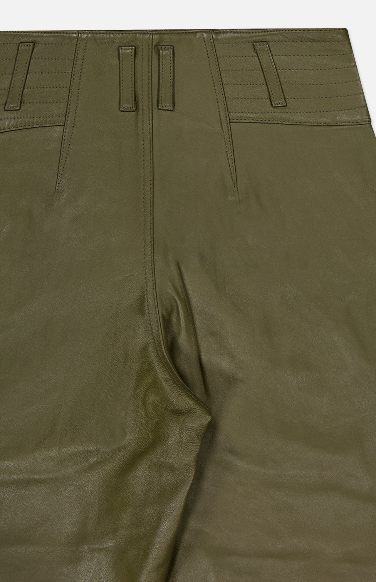 Justine Straight Leg Leather Pant (14698340155755)
