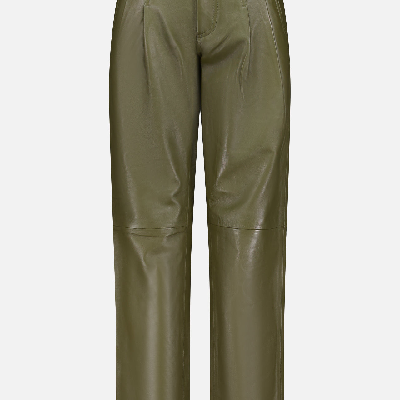 Justine Straight Leg Leather Pant (14698340155755)