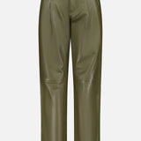 Justine Straight Leg Leather Pant (14698340155755)
