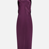 Santana Silk Open Back Gown