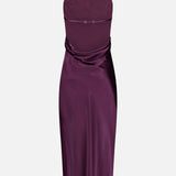 Santana Silk Open Back Gown