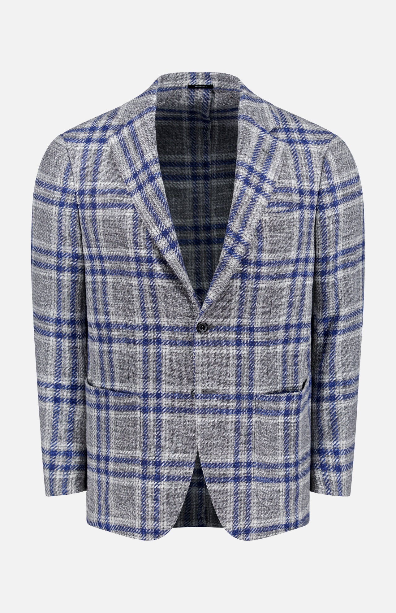 Wool and Silk Plaid Sportcoat (14690370519403)
