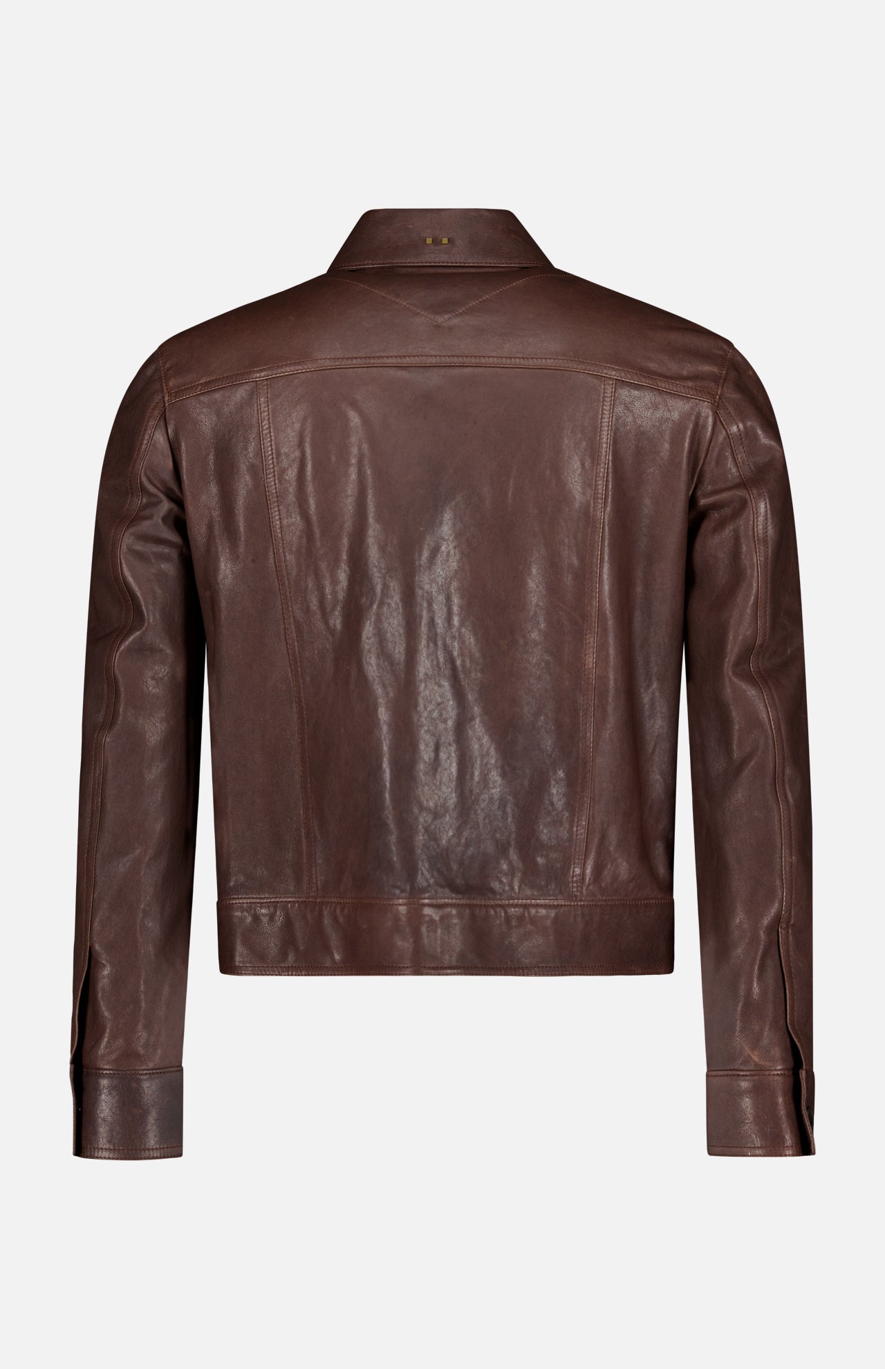 Denham Grained Lamb Trucker Jacket (14695722418539)