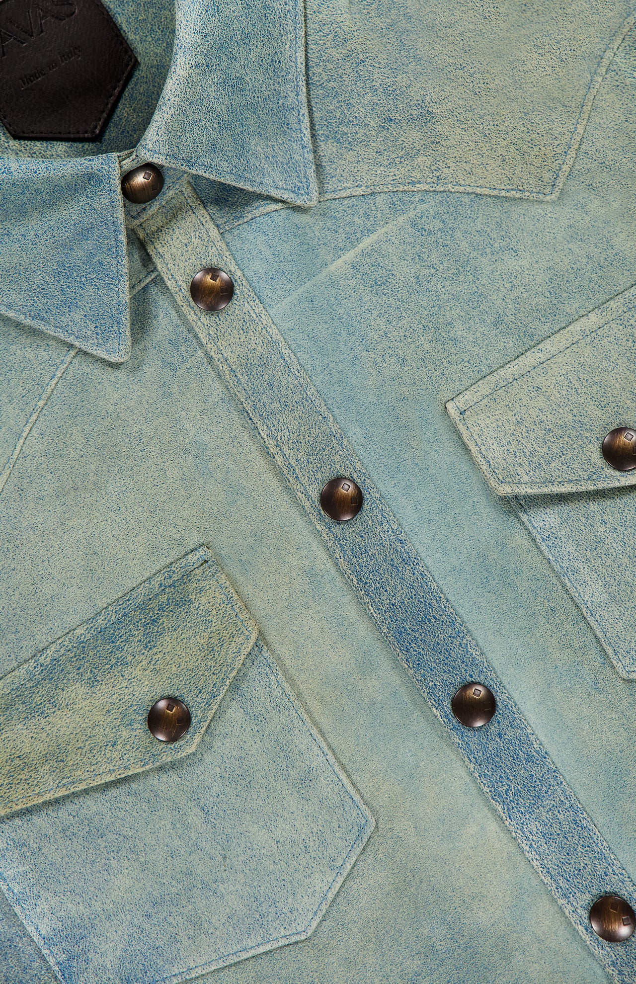 Lowry Lamb Leather Overshirt (14621301866859)