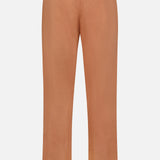The SEASE Summer Mindset Drawstring Trouser Pant features a loose, straight-leg fit in a pastel tan shade, viewed from the back with an elastic waistband and no visible pockets or embellishments.