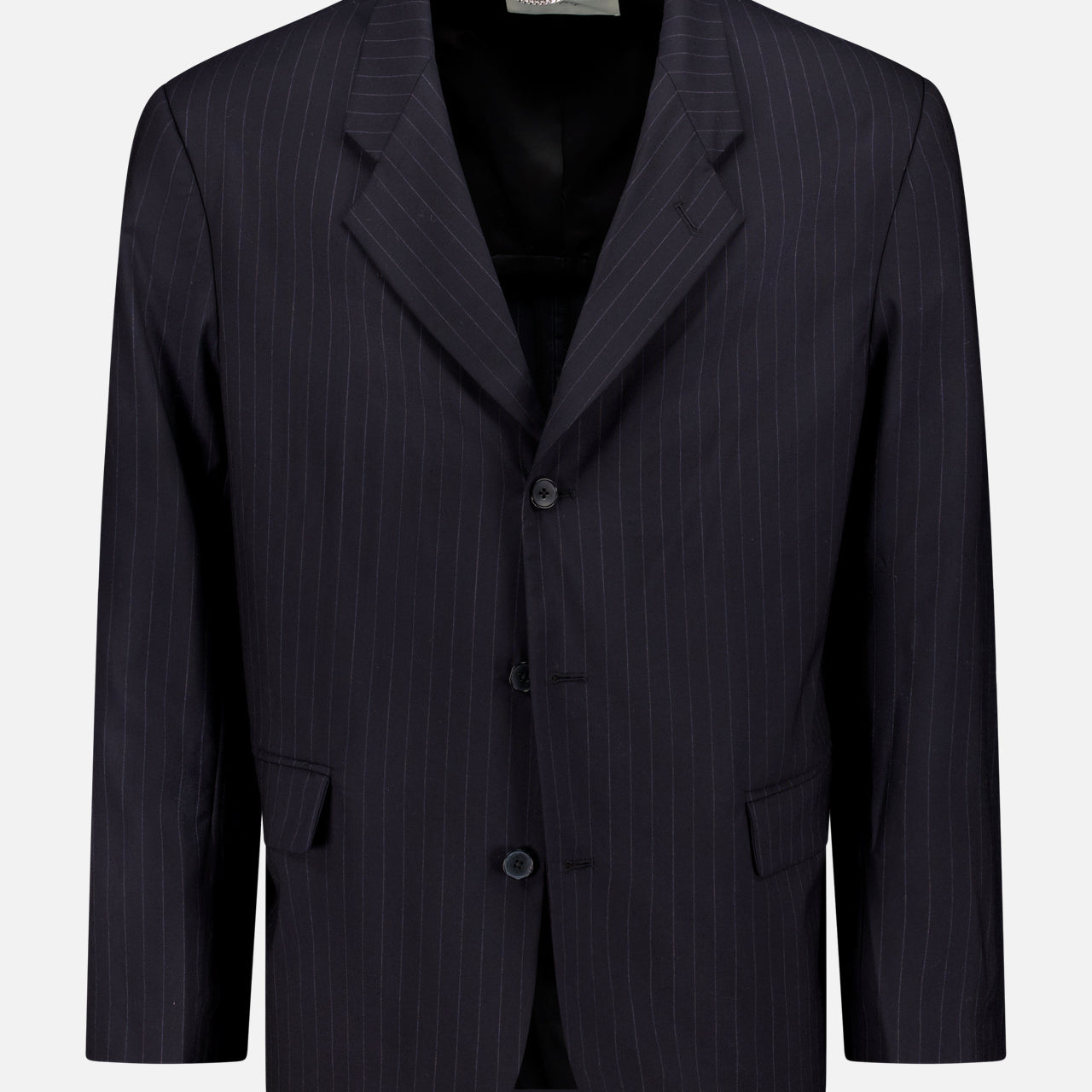 Barrio Striped Wool Blazer (14627290972523)