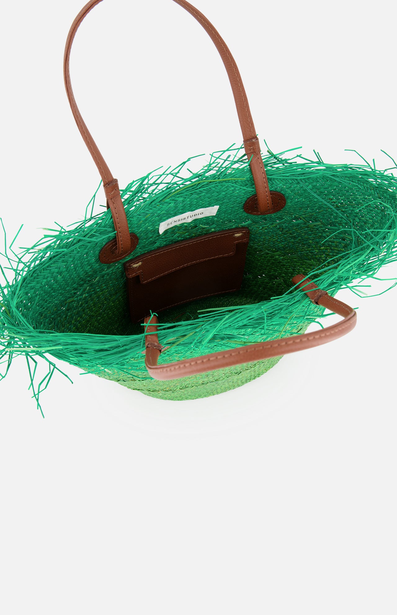 Baby Ombre Basket with Frayed Border Bag (14680747999595)