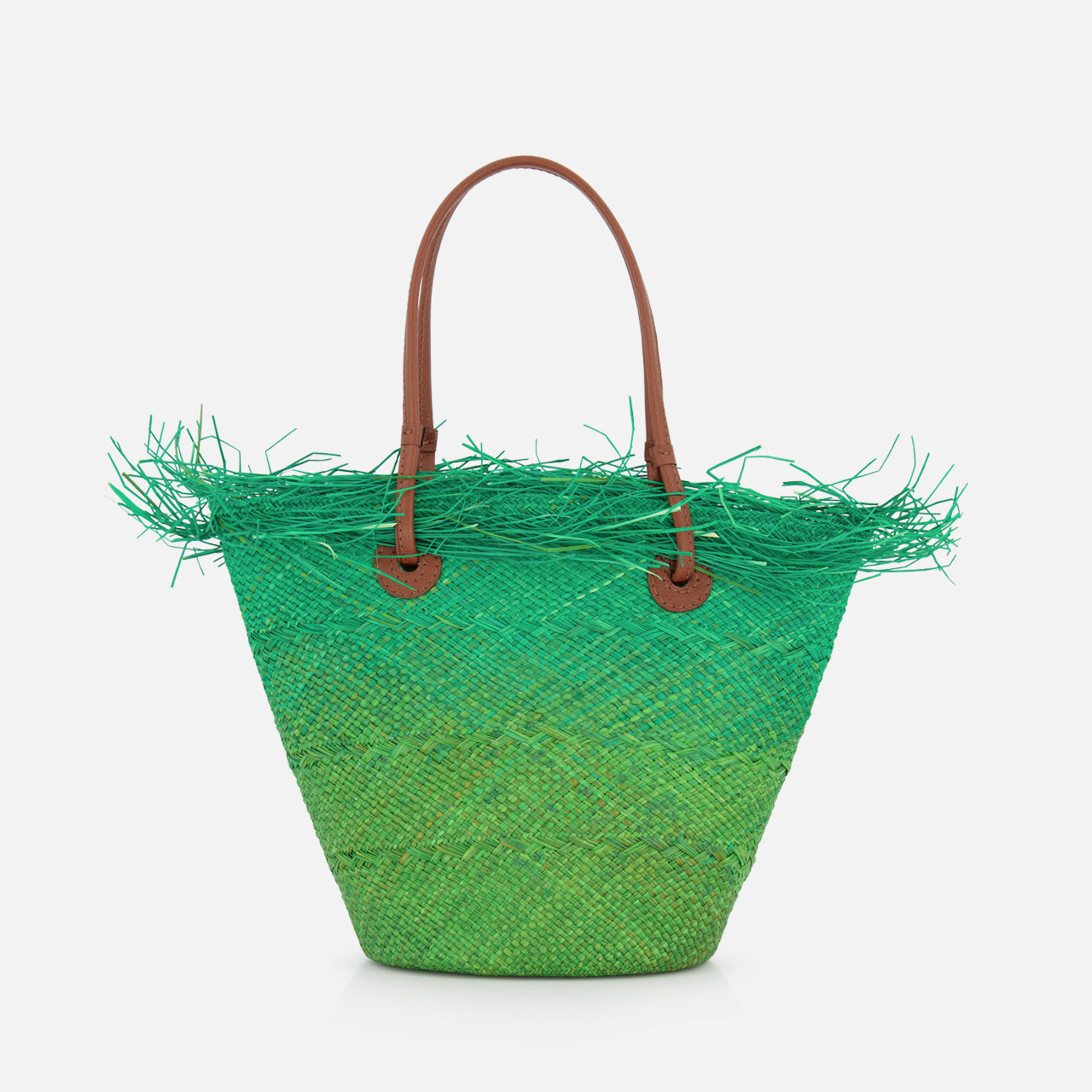 Baby Ombre Basket with Frayed Border Bag (14680747999595)