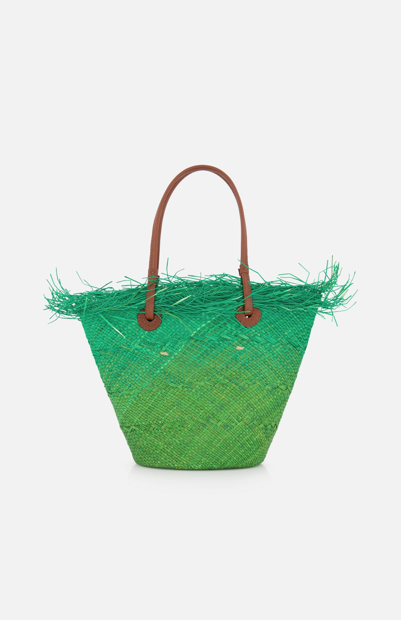 Baby Ombre Basket with Frayed Border Bag (14680747999595)