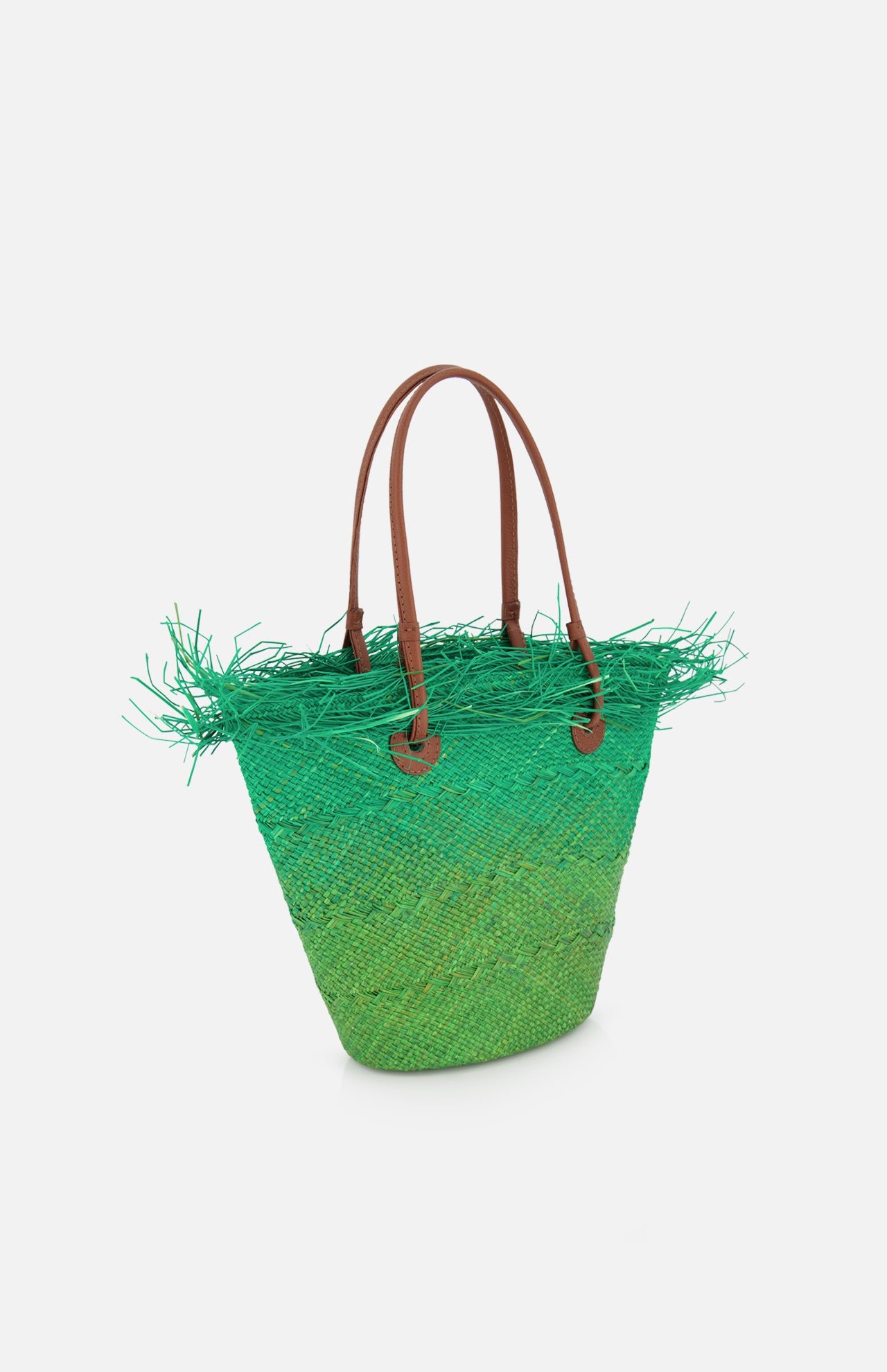 Baby Ombre Basket with Frayed Border Bag (14680747999595)