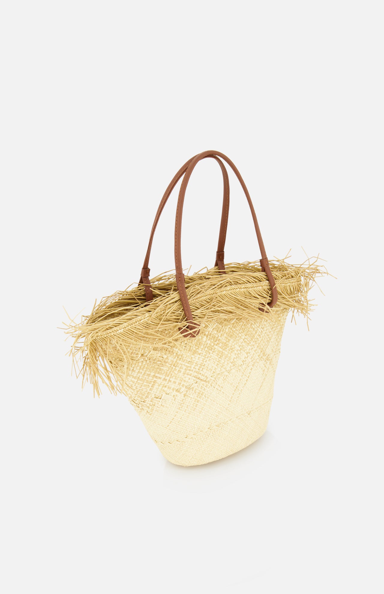 Baby Ombre Basket with Frayed Border Bag (14680748065131)