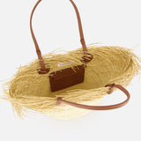 Baby Ombre Basket with Frayed Border Bag (14680748065131)