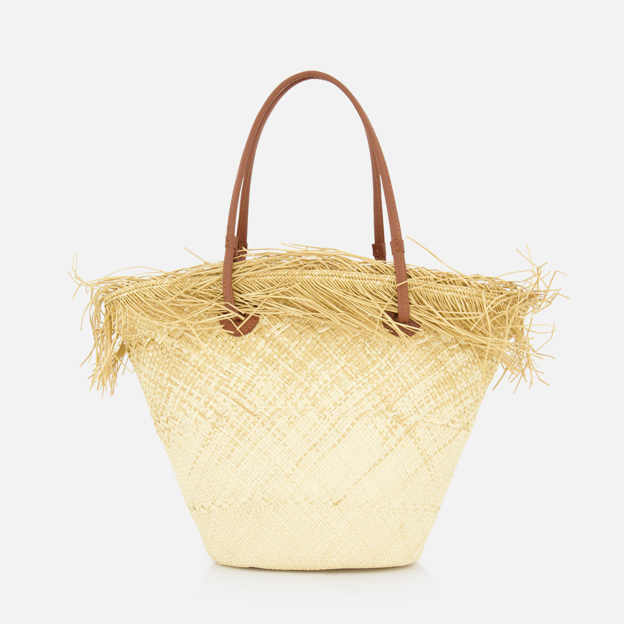 Baby Ombre Basket with Frayed Border Bag (14680748065131)