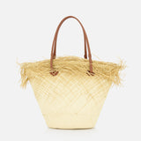 Baby Ombre Basket with Frayed Border Bag (14680748065131)