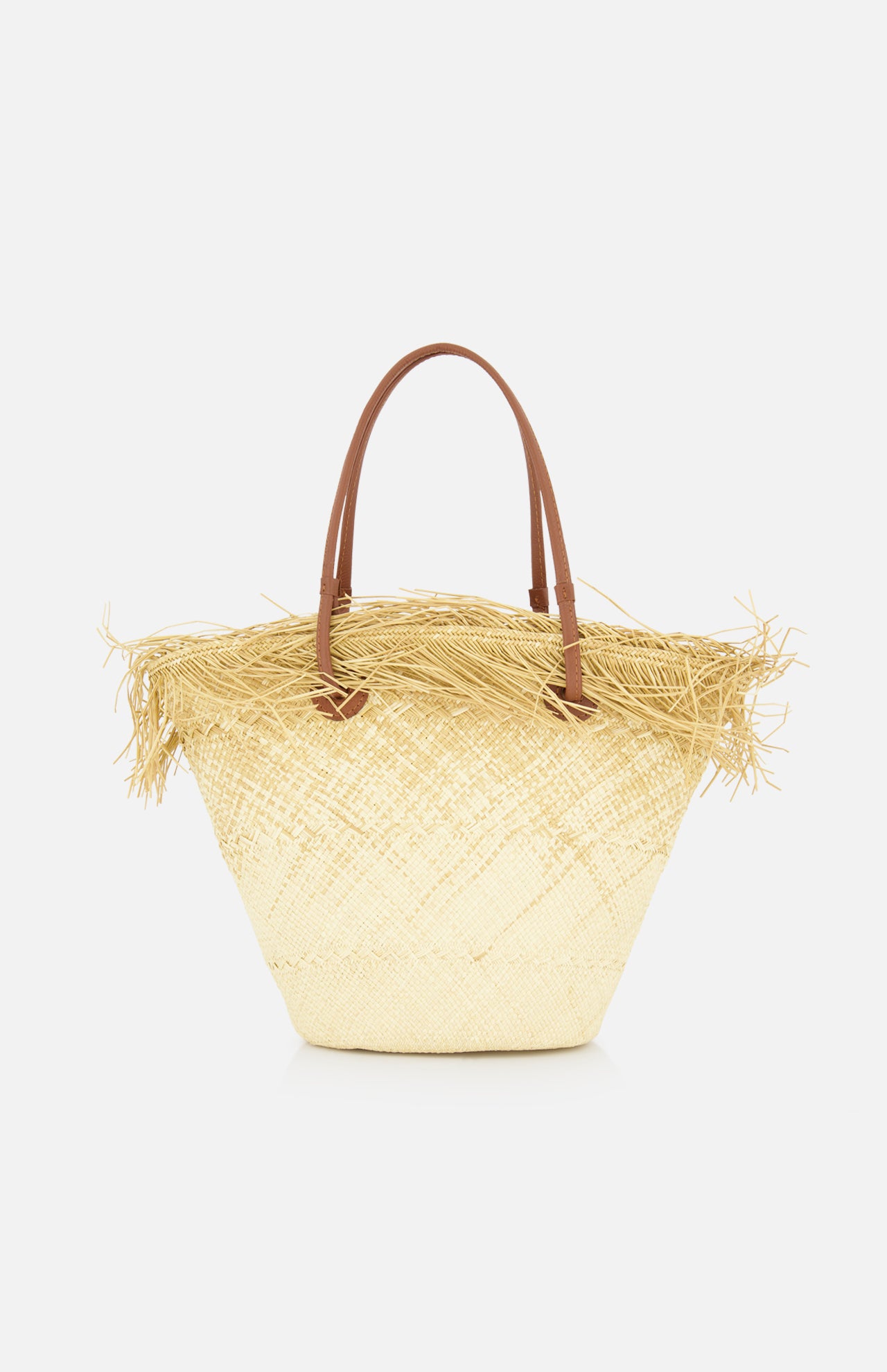 Baby Ombre Basket with Frayed Border Bag (14680748065131)