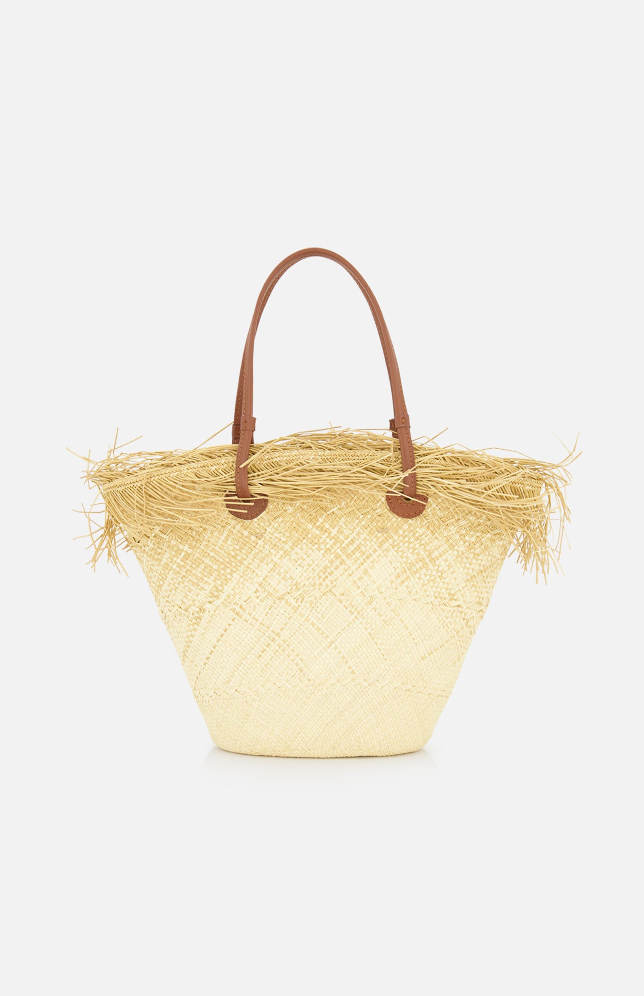 Baby Ombre Basket with Frayed Border Bag (14680748065131)