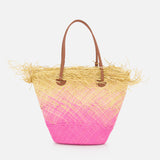 Baby Ombre Basket with Frayed Border Bag (14680748032363)