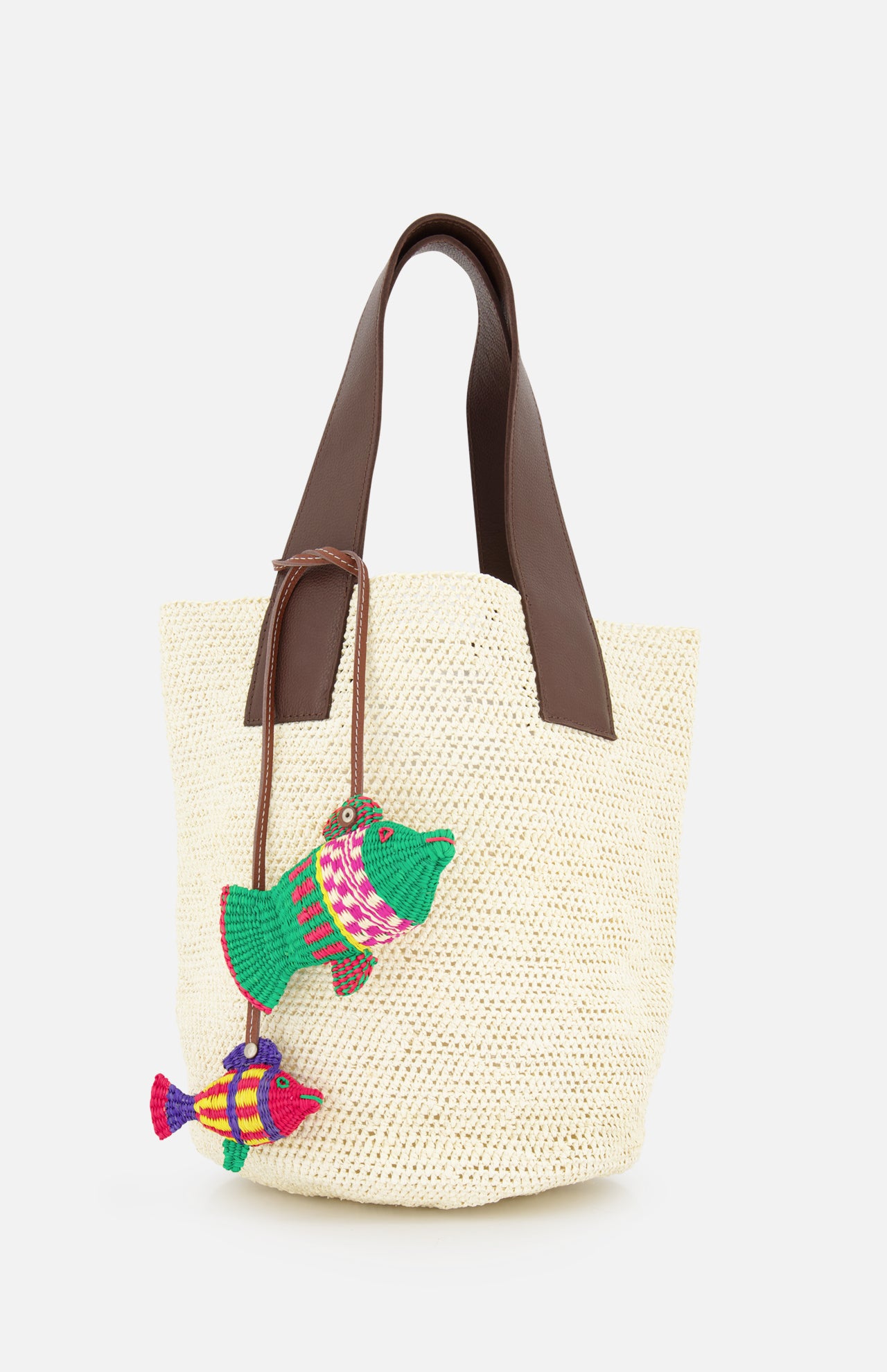 Medium "El Viajero" Woven Straw Bag (14680748163435)