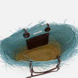 Medium Basket with Frayed Border Bag (14680747901291)