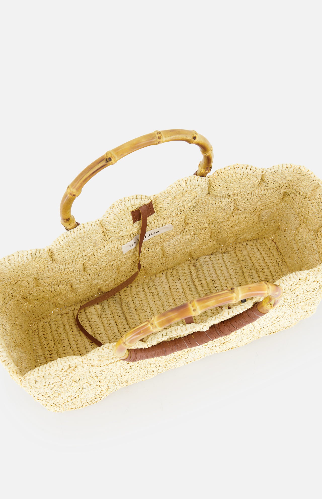 Scalloped Beach Basket Bag (14680747966827)