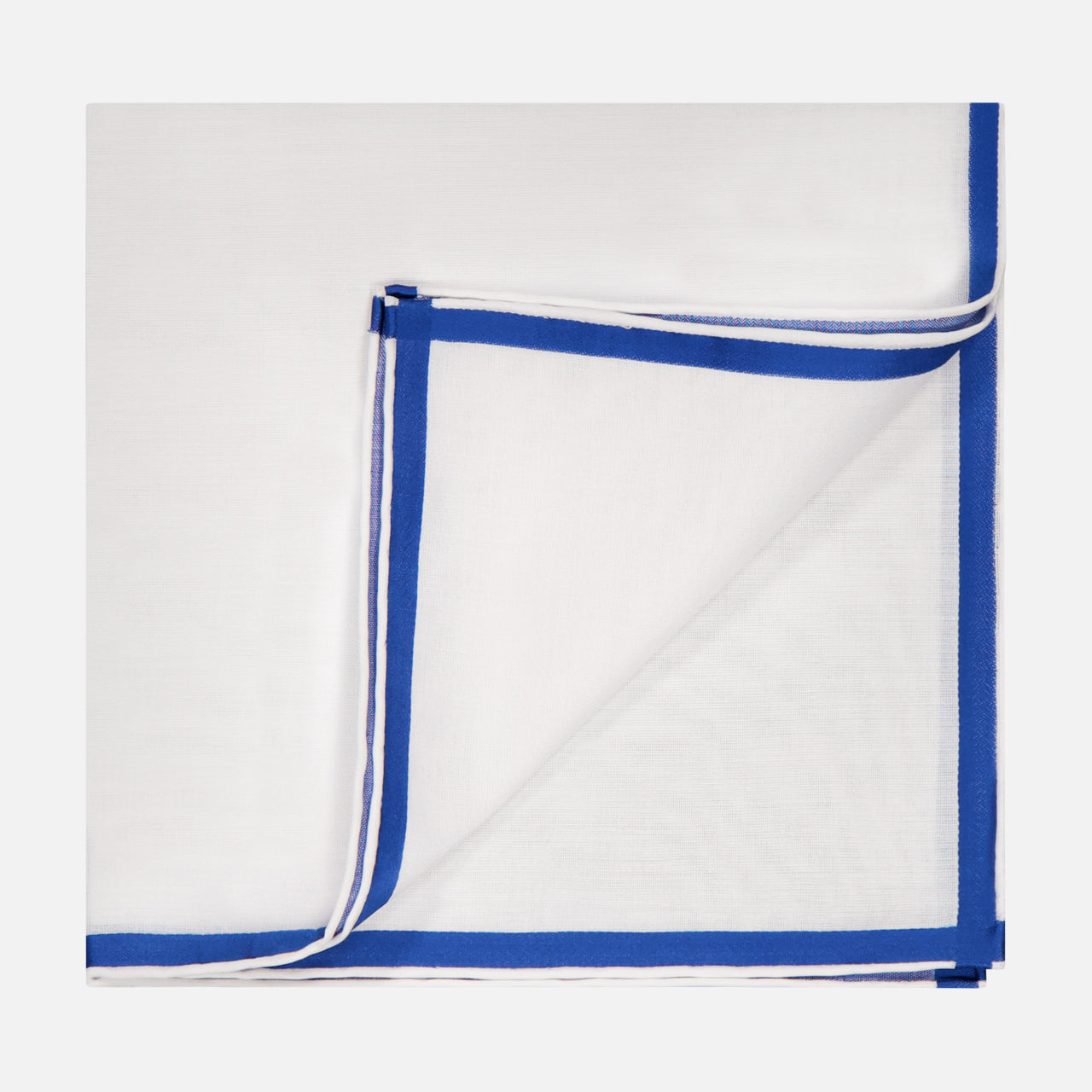 Cotton Satin Border Pocket Square (14750801559915)