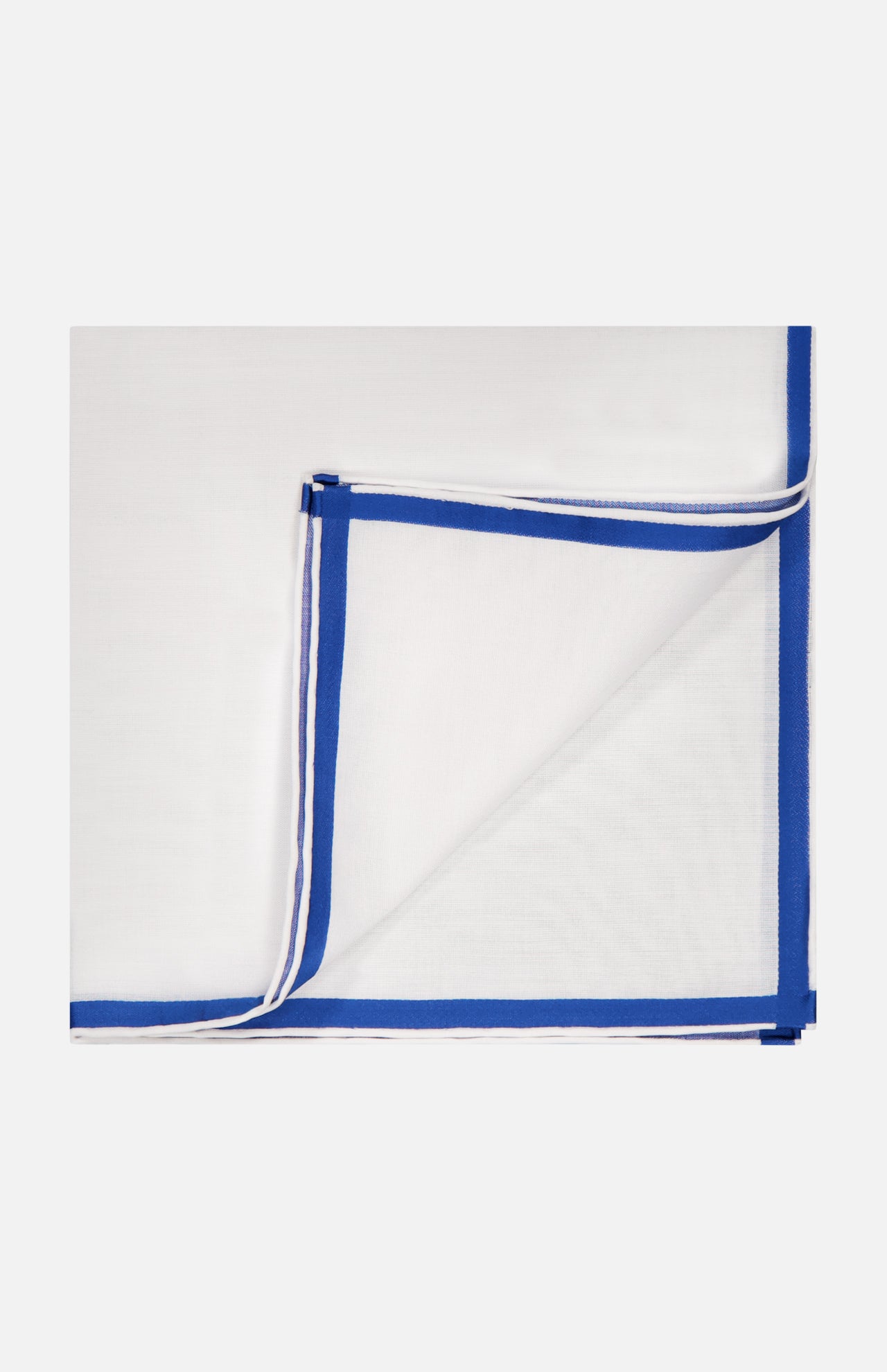 Cotton Satin Border Pocket Square (14750801559915)