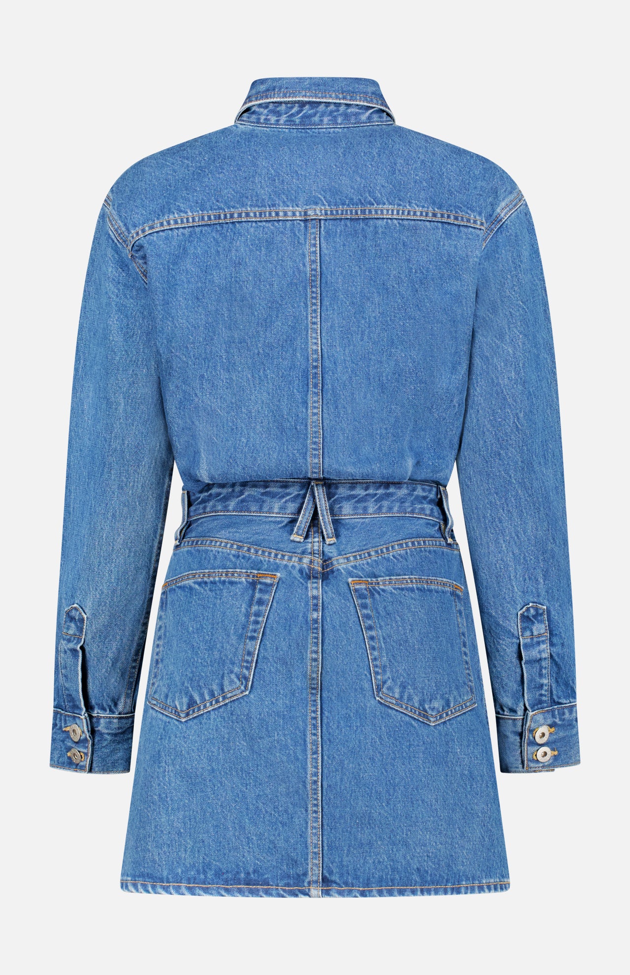 Jagger Denim Mini Dress (14639776661867)