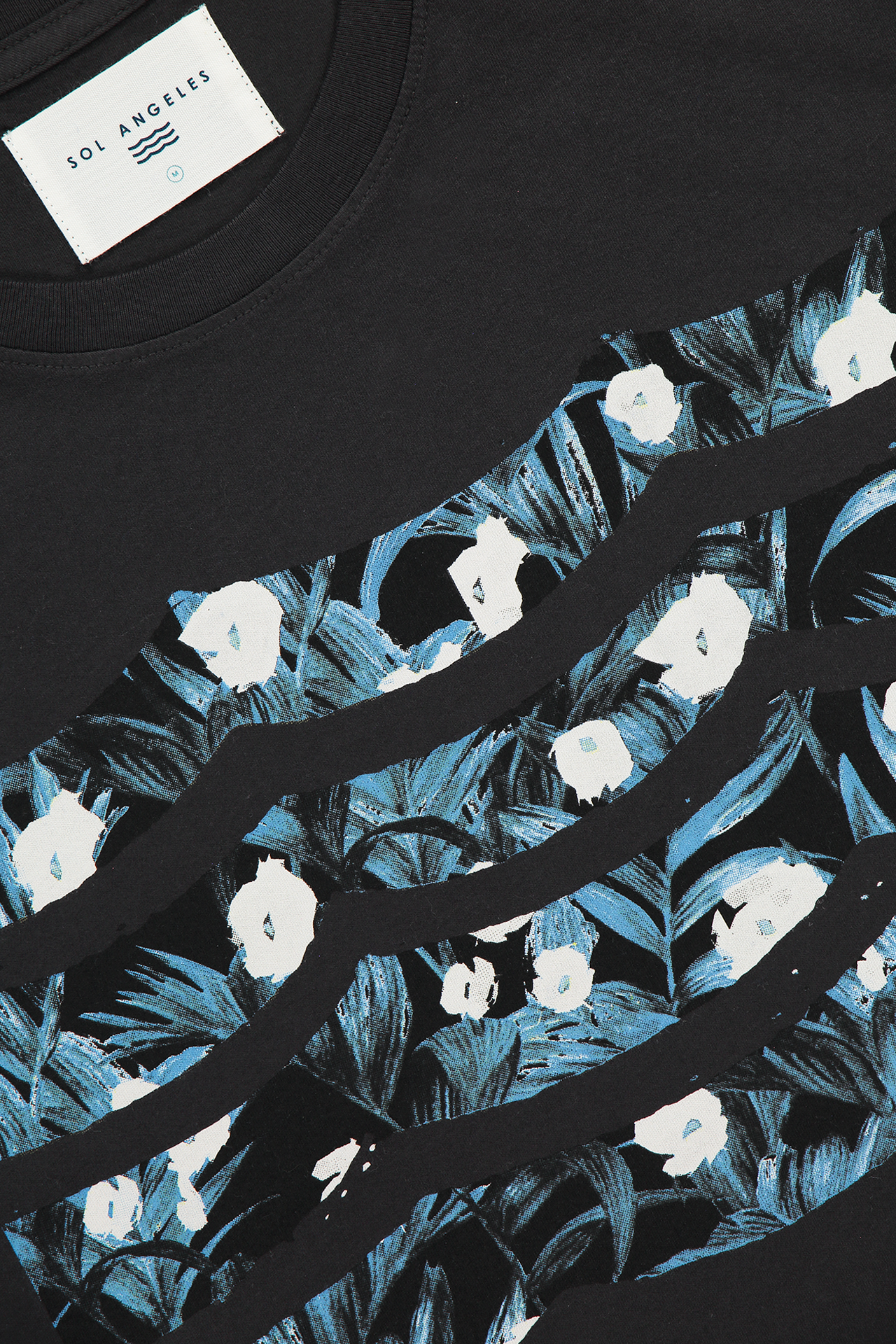 Floral Waves Crew Tee (7120871522419)
