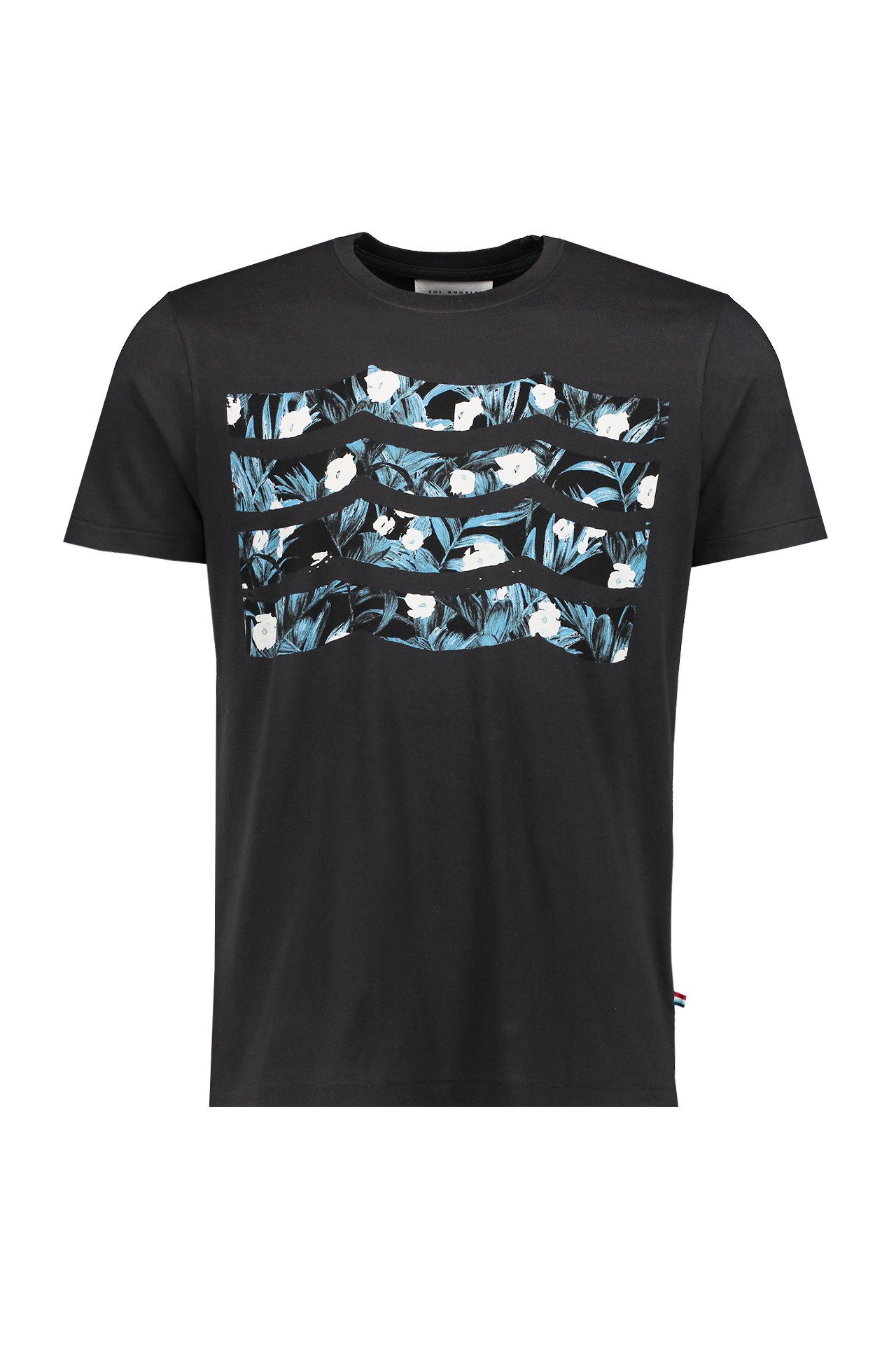 Floral Waves Crew Tee (7120871522419)