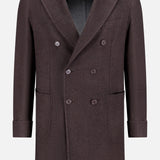 Gauntlet Double Breasted Wool Coat