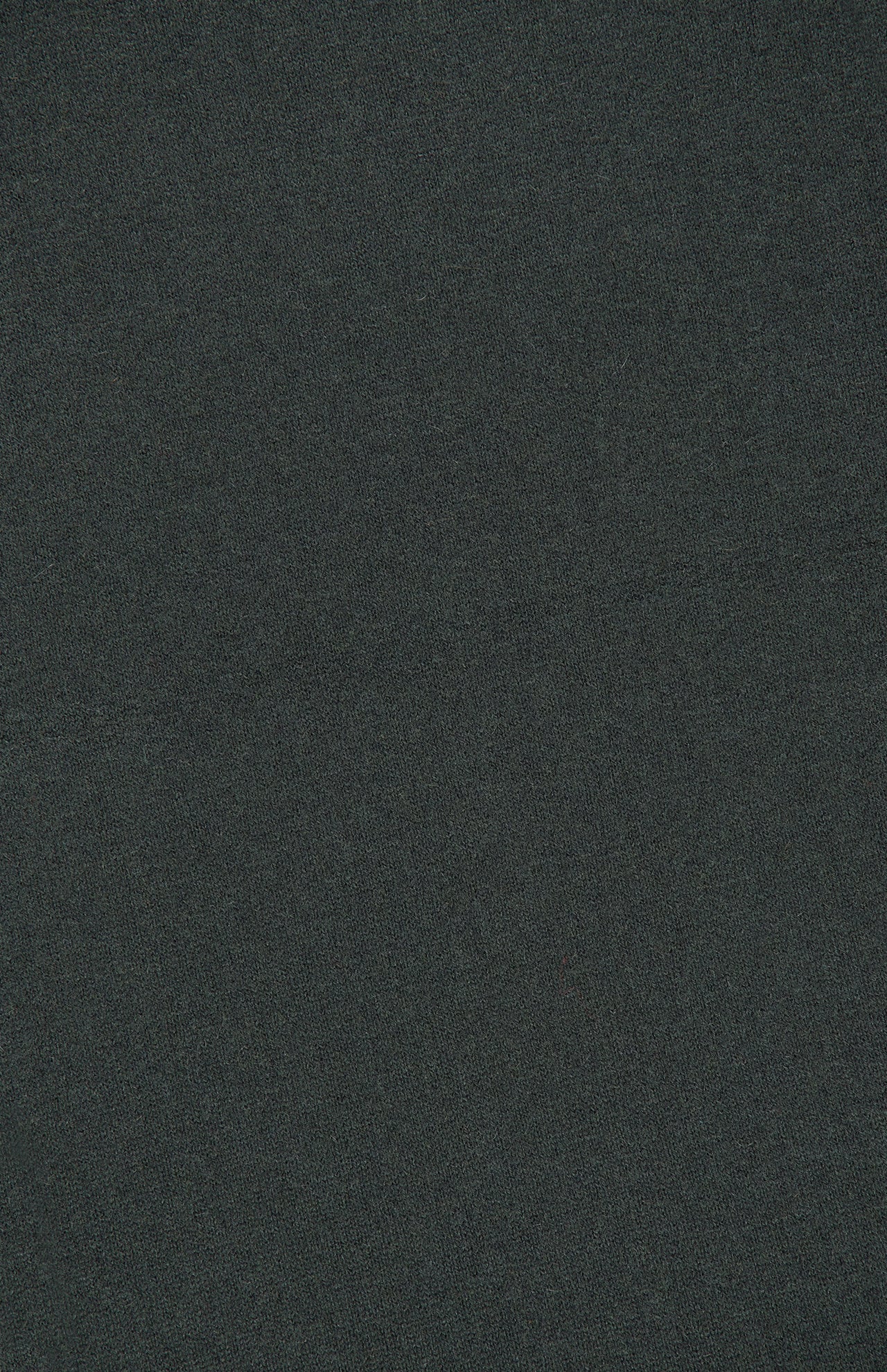 A close-up of the DORIANI Cashmere Knit Scarf in dark gray, showcasing its subtle, smooth texture and fine, barely visible weave pattern—hallmarks of the luxurious Italian craftsmanship.