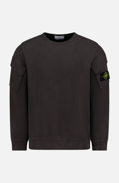 STONE ISLANDBrushed Cotton Crewneck SweatshirtA.K. Rikk's